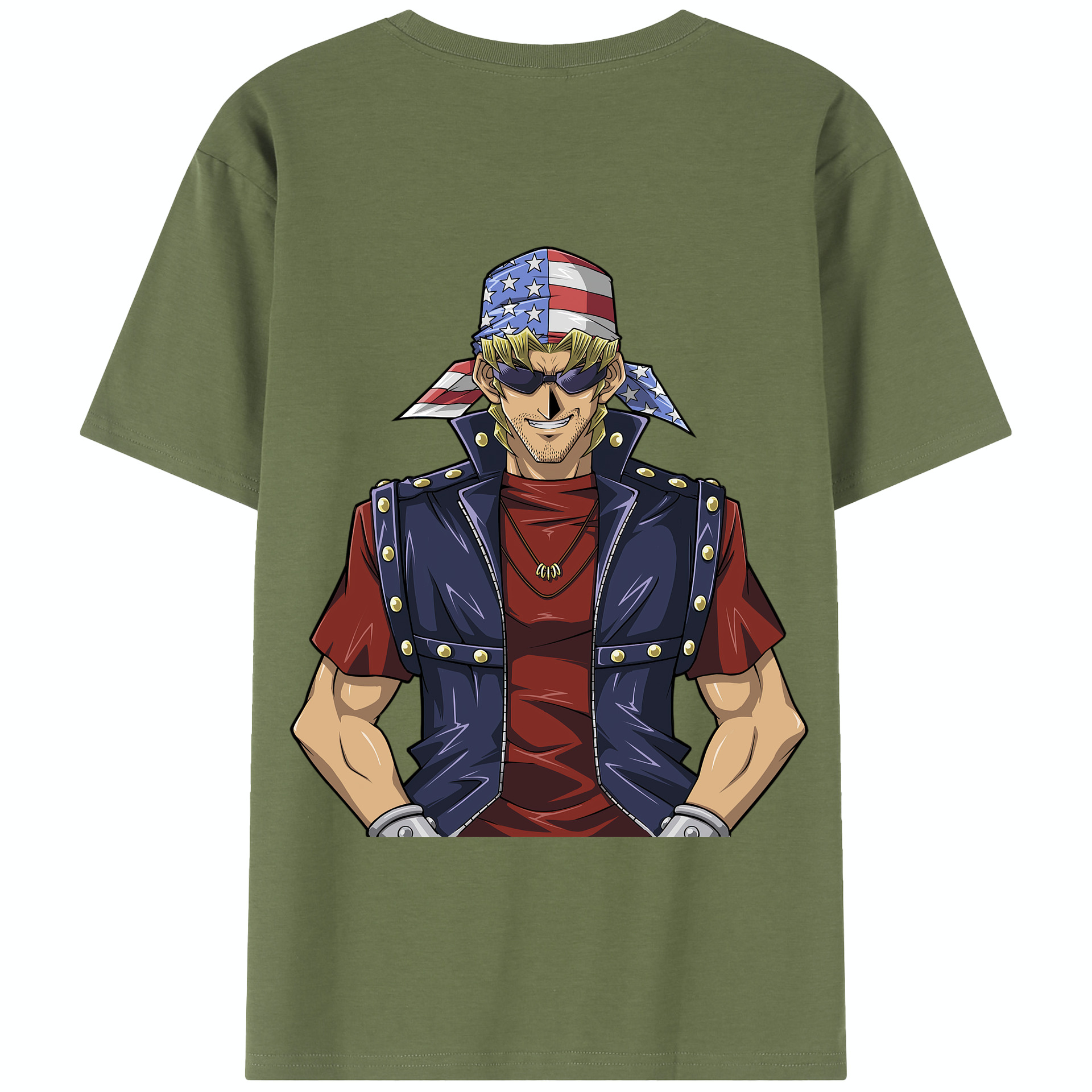 （画像用） 遊☆戯☆王 Yu-Gi-Oh! 綿100％半袖Tシャツ（背面プリント）